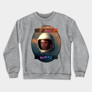 Todd Howard in Space just works Crewneck Sweatshirt